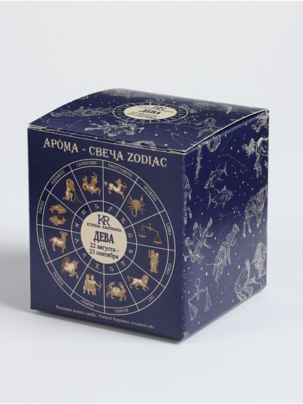 Свеча ароматическая в стакане «Зодиак: Дева», 7.6×7.6×8.5 см, соевый воск — фото 4