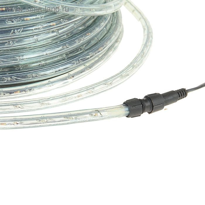 Световой шнур Luazon Lighting 13 мм, IP65, 100 м, 36 LED/м, 220 В, 3W, чейзинг, свечение мульти — фото 3