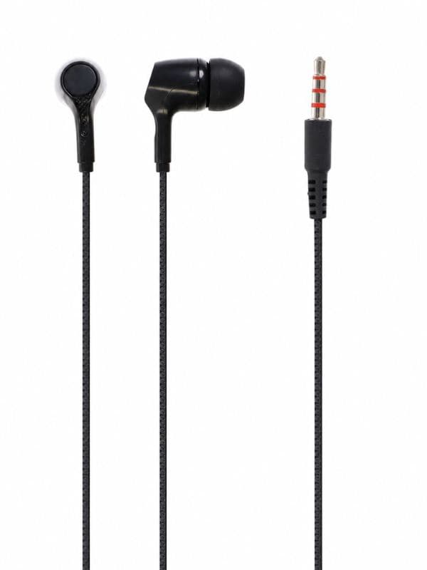 Наушники проводные SY-005, вакуумные, микрофон, Jack 3.5 мм, чёрные — фото 2