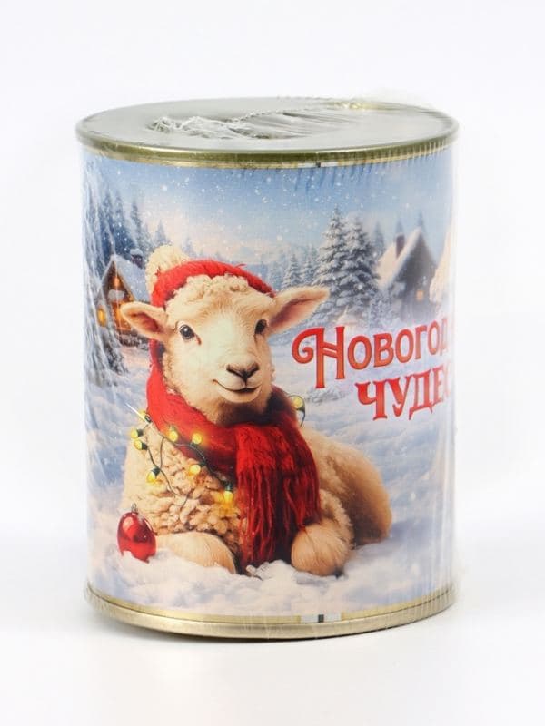 Копилка-банка металл «Новогодняя»,7.5×9.5 см — фото 5
