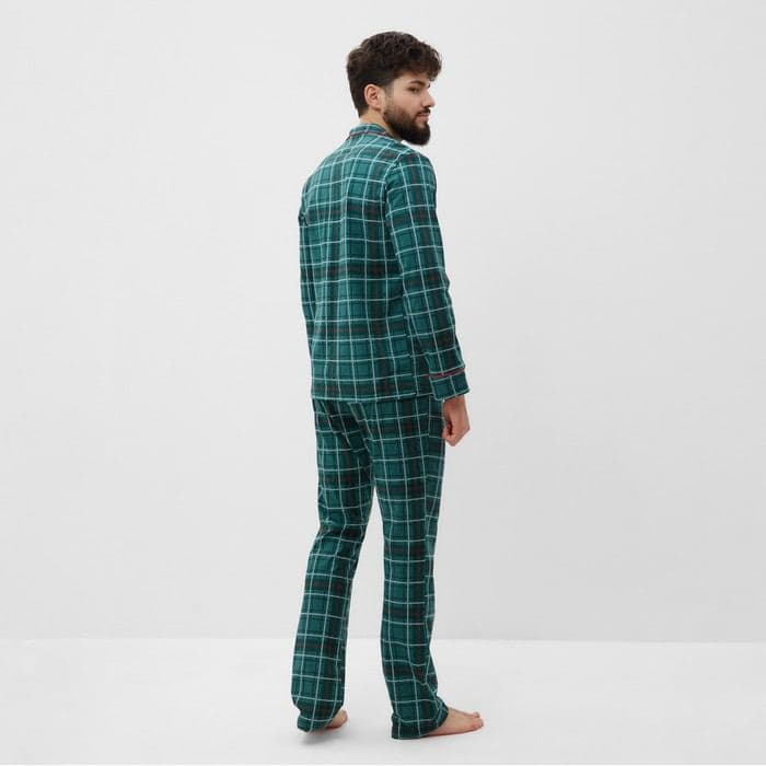 Пижама мужская: рубашка, брюки KAFTAN Green mood — фото 3