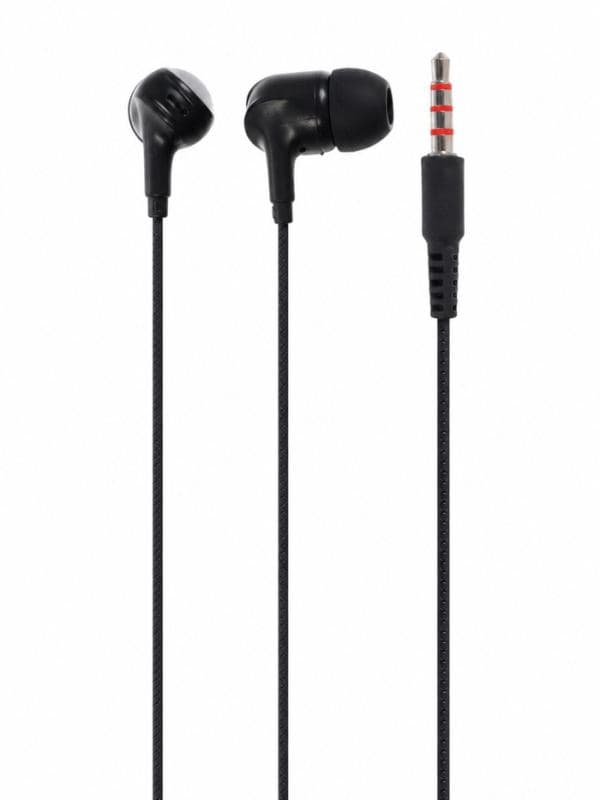 Наушники проводные SY-002, вакуумные, микрофон, Jack 3.5 мм, чёрные — фото 2