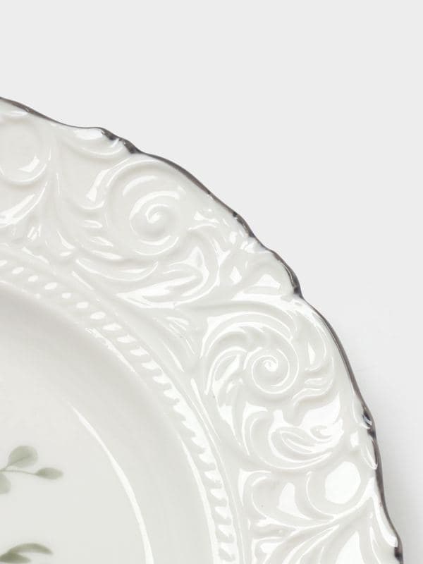 Тарелка десертная WY Floral Laceware, d=20 см, фарфор, белая — фото 3