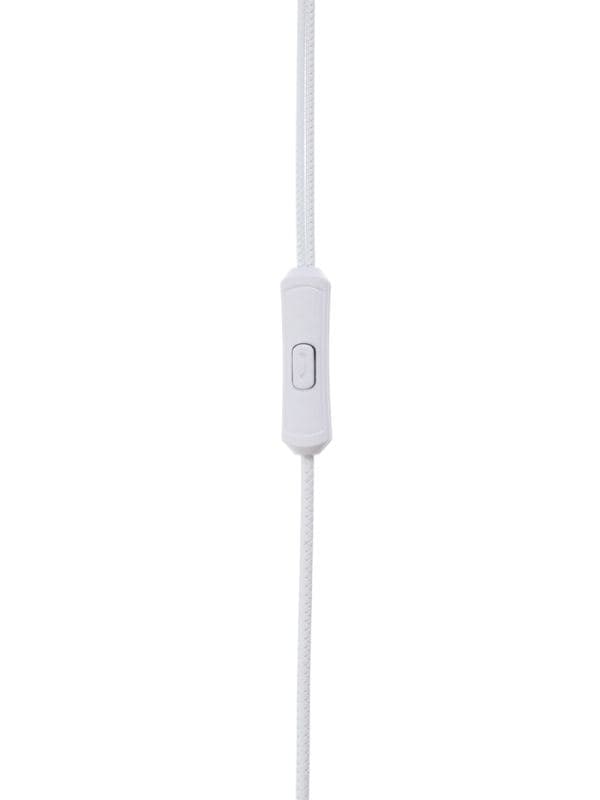 Наушники проводные SY-002, вакуумные, микрофон, Jack 3.5 мм, белые — фото 3