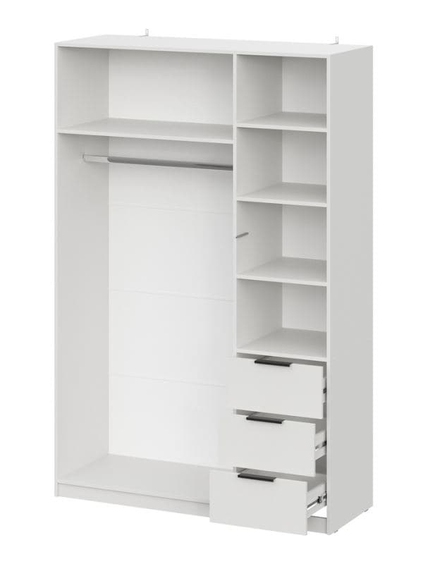 Шкаф трёхстворчатый «Эккервуд ШК 22», 1500×2200×506 мм, белый — фото 2
