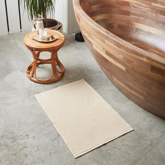 Коврик для ванной махровый Organic Beige, 50×70 см, хлопок 100% — фото 5