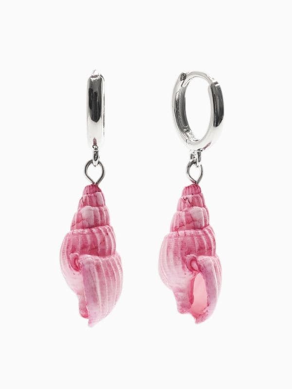 Набор детский «Выбражулька» 2 предмета: серьги, бусы, ракушки, разноцветный — фото 4