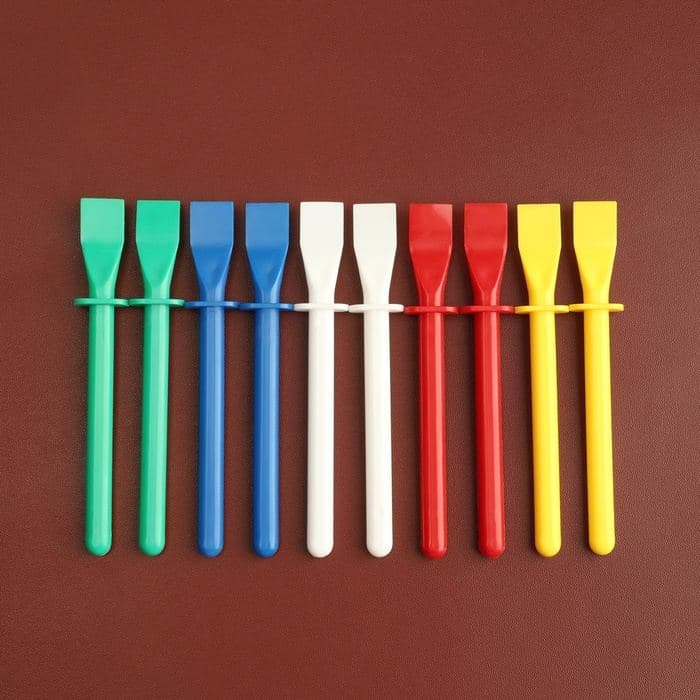 Лопаточки для нанесения клея на кожу, пластиковые, 11.5×1.15 см, 10 шт., МИКС — фото 5
