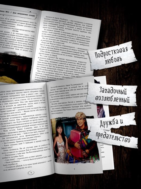Книга в твёрдом переплёте «Туманные озёра», мистический хоррор, 144 стр. — фото 3