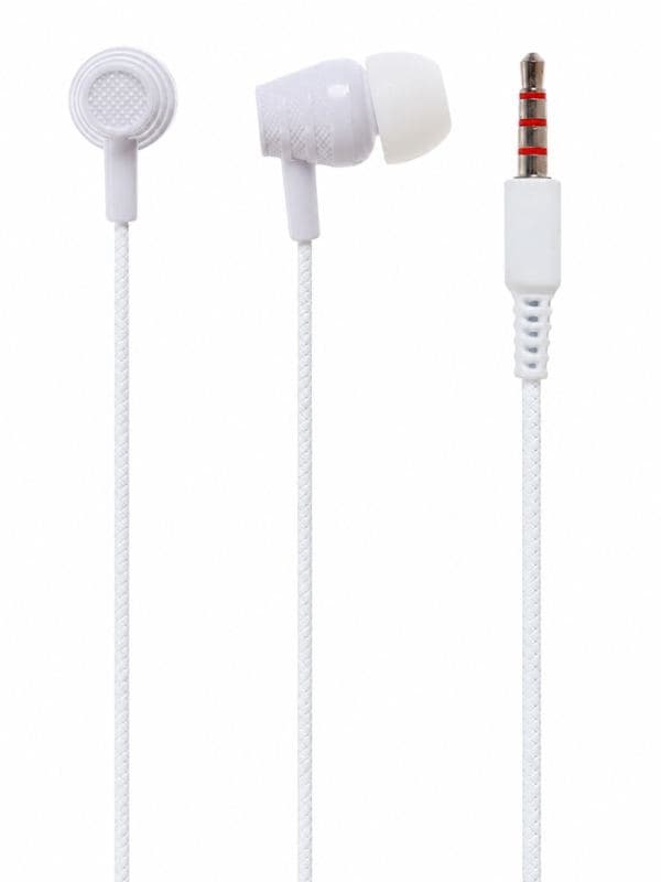 Наушники проводные SY-009, вакуумные, микрофон, Jack 3.5 мм, белые — фото 2