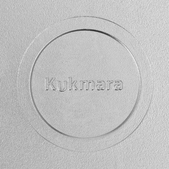 Сковорода KUKMARA, d=, h=5.5 см, с ручками, литой алюминий, серебристая — фото 4