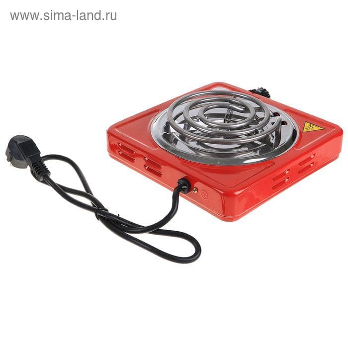 Плитка электрическая ENERGY EN-902R, 1000 Вт, 1 конфорка, красная — фото 4