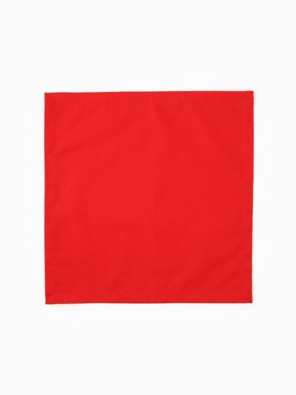 Салфетки сервировочные на стол «Этель» Red pleasure, 40×40 см, набор 2 шт., с декоративными кольцами, красные — фото 3