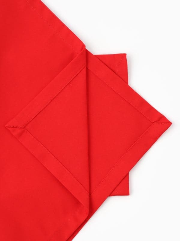 Салфетки сервировочные на стол «Этель» Red pleasure, 40×40 см, набор 2 шт., с декоративными кольцами, красные — фото 5
