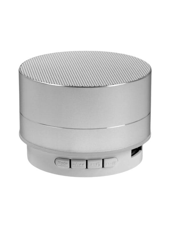 Портативная колонка Luazon LAB-05, 3 Вт, 520 мАч, Bluetooth, USB, microSD, microUSB, серебристый — фото 2
