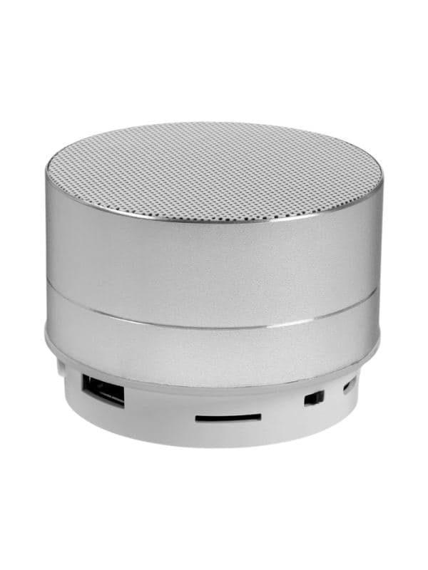 Портативная колонка Luazon LAB-05, 3 Вт, 520 мАч, Bluetooth, USB, microSD, microUSB, серебристый — фото 3