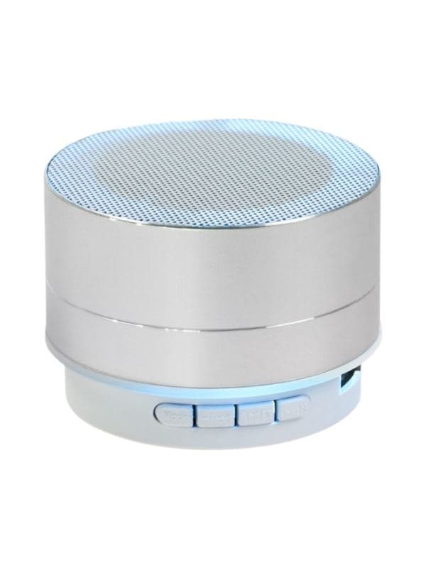 Портативная колонка Luazon LAB-05, 3 Вт, 520 мАч, Bluetooth, USB, microSD, microUSB, серебристый — фото 5