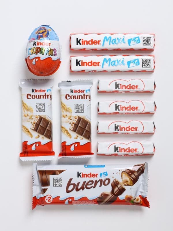 Подарочный набор сладостей Kinder Chocolate, 10 шт. — фото 2