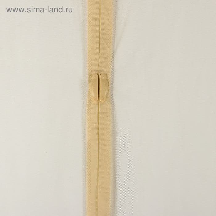 Сетка москитная на магнитах для защиты от насекомых, 80×210 см, бежевая — фото 3