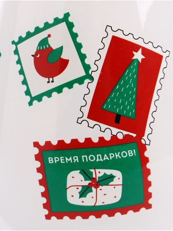 Стакан стеклянный новогодний «Все сбудется», 620 мл — фото 5