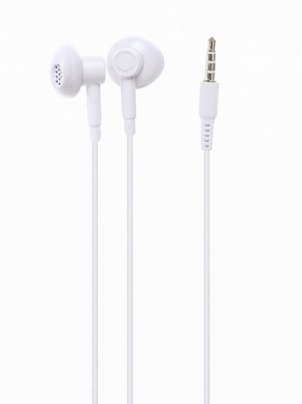 Наушники проводные SY-812, вкладыши, микрофон, Jack 3.5 мм, белые — фото 2