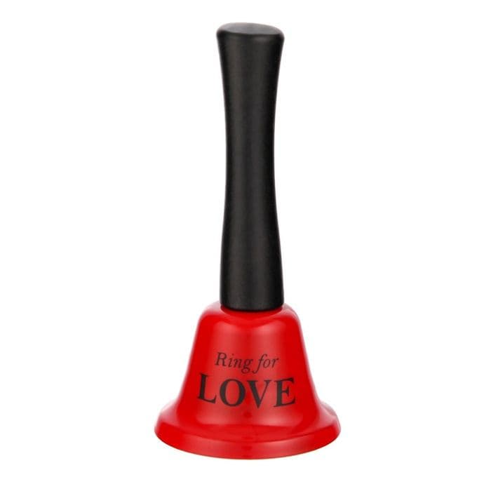 Колокольчик металлический, звонок настольный Ring for a love, 5×5×12.5 см, МИКС — фото 2