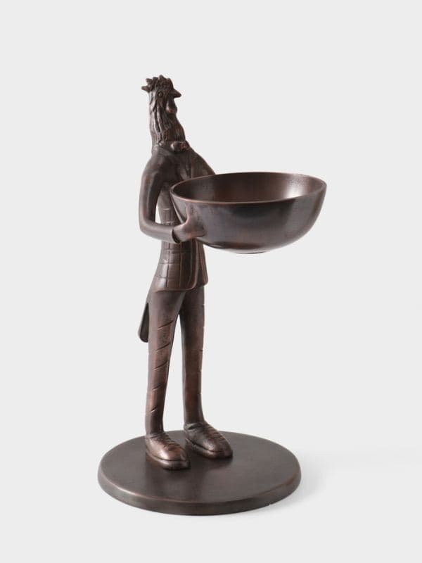 Конфетница «Петушок угощает», 21×25×41 см, алюминий — фото 1