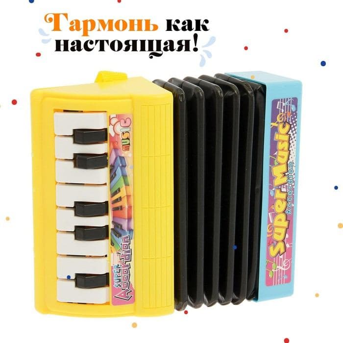 Музыкальная игрушка гармошка «Музыкальный взрыв», МИКС — фото 3