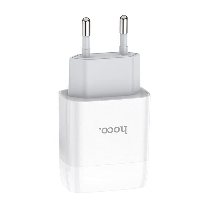 Сетевое зарядное устройство Hoco C73A, 2 USB, 2.4 А, белый — фото 4