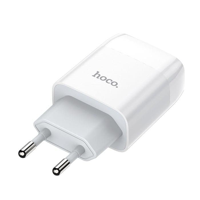 Сетевое зарядное устройство Hoco C73A, 2 USB, 2.4 А, белый — фото 5
