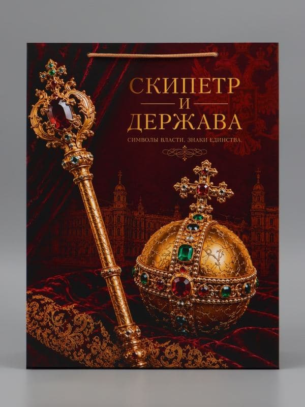 Пакет подарочный «Скипетр и Держава», 31×40×11.5 см — фото 3