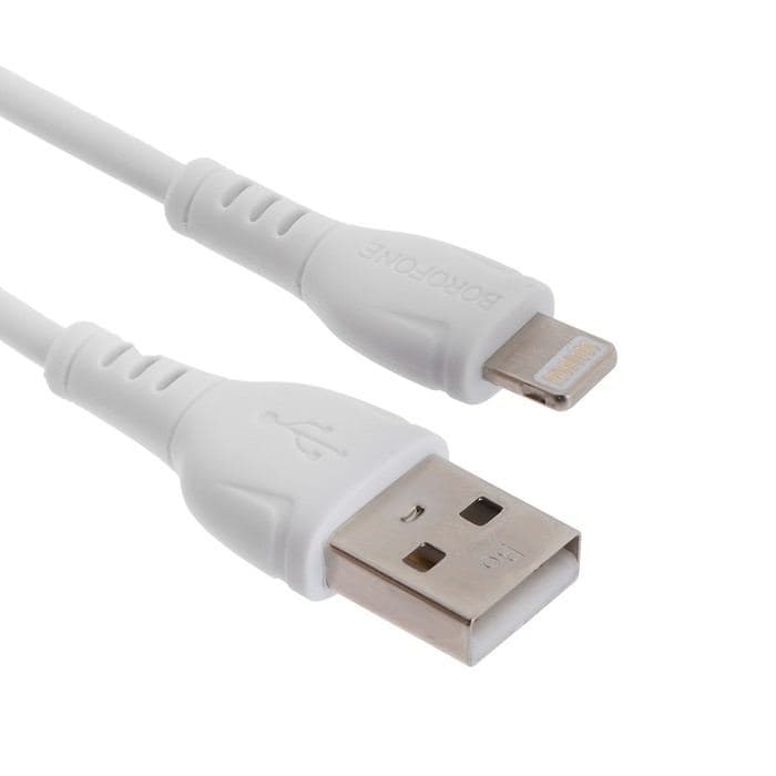 Кабель Borofone BX51, Lightning - USB, 2.4 А, 1 м, PVC оплётка — фото 2