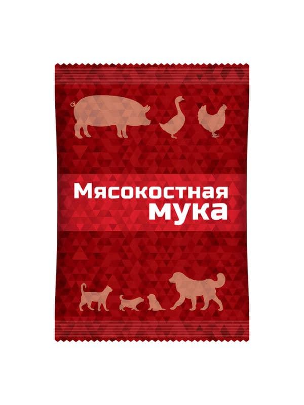 Мясокостная мука для кормления свиней, птицы, а также кошек и собак, 600 г — фото 2