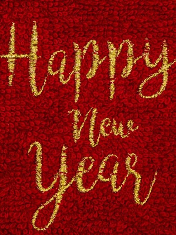 Полотенца махровые «Этель» Happy new year, 30×50 см - 2 шт., 100% хлопок — фото 4