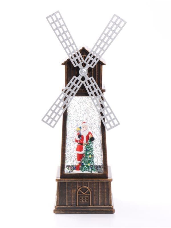 Фигура светодиодная «Мельница Дед Мороз» 10×20×33.5 см, музыка — фото 3