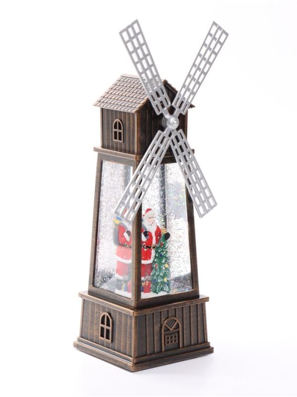Фигура светодиодная «Мельница Дед Мороз» 10×20×33.5 см, музыка — фото 4