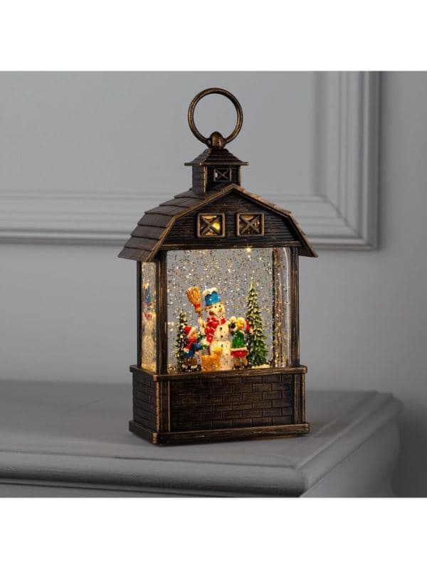 Светодиодная фигура «Дети и снеговик» 14×24×8 см, пластик, от батареек ААх3, USB, свечение тёплое белое — фото 2