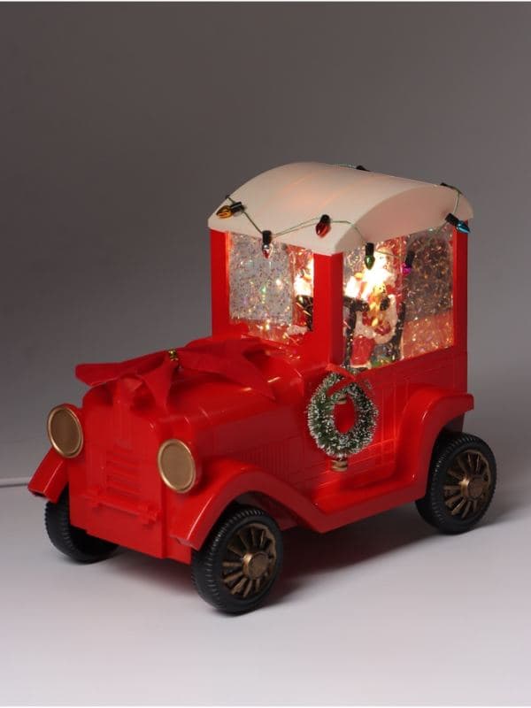 Фигура светодиодная «Автомобиль новогодний» 32.5×12×17 см, музыка, USB — фото 2