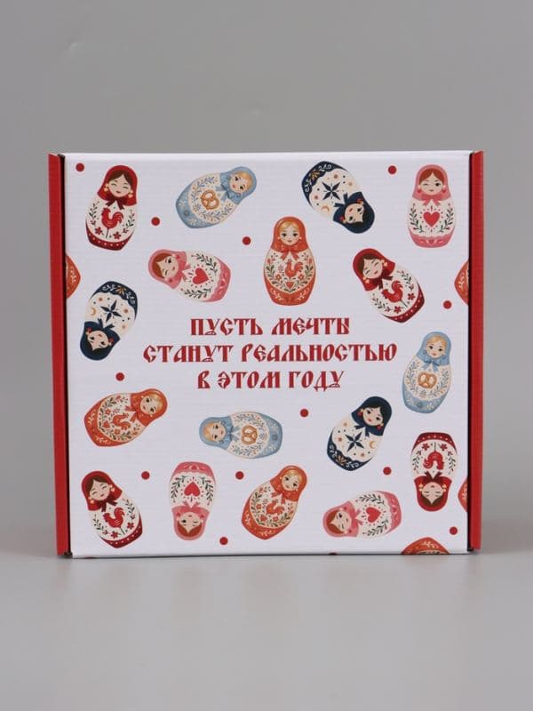 Коробка подарочная самосборная «Русский стиль», 24×24×12 см — фото 4