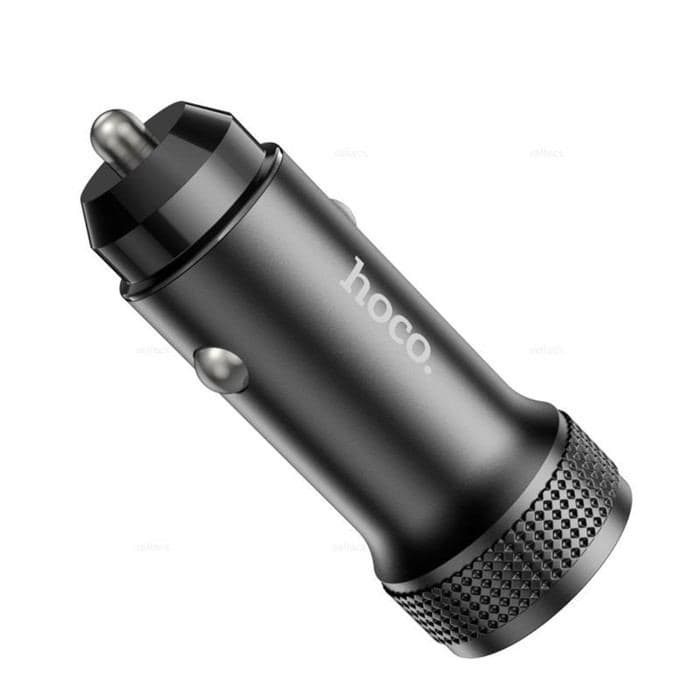 Автомобильное зарядное устройство Hoco Z49, 2 USB, 2.4 А, чёрное — фото 3
