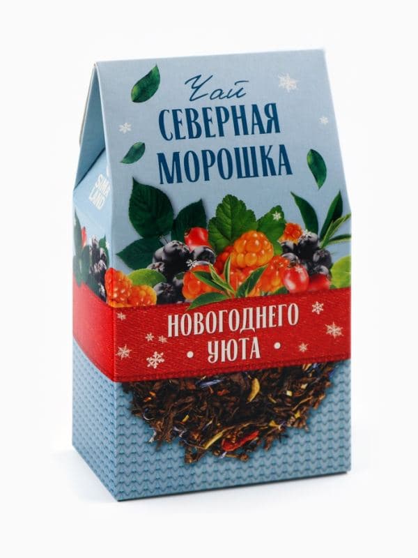 Чай новогодний в домике «Медовый», 50 г — фото 2