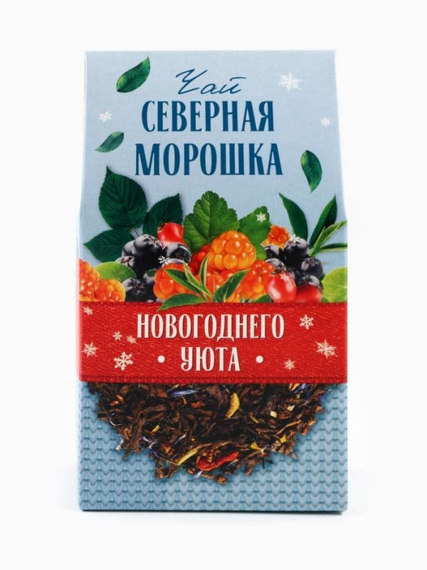 Чай новогодний в домике «Медовый», 50 г — фото 3