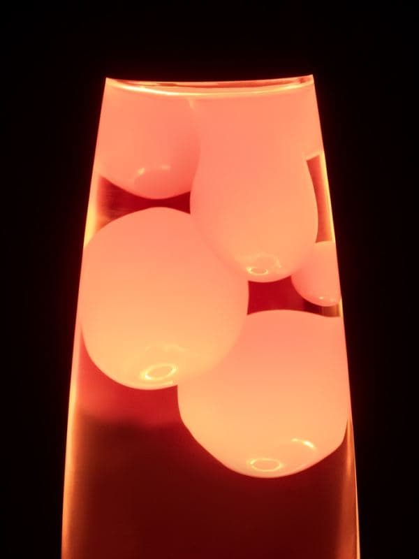 Лава - лампа RISALUX «Релакс», Е14-R39, 30 Вт, от сети 220 В, чёрная, 9×9×35 см — фото 3