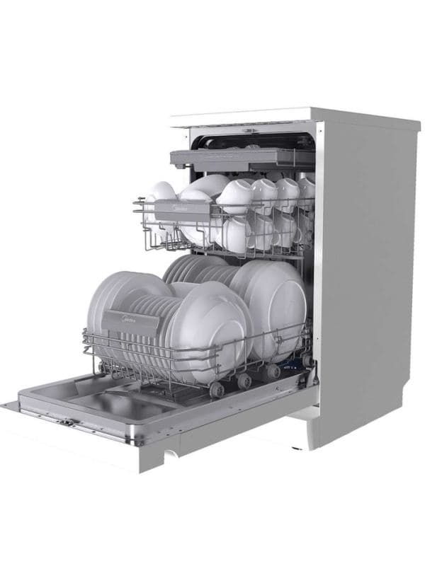 Посудомоечная машина Midea MFD45S150Wi, 10 комплектов, класс А++, 9 программ, белая — фото 4