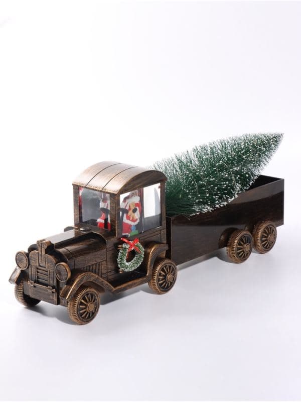 Фигура светодиодная «Автомобиль с елкой» 45×12.5×16 см, музыка — фото 3