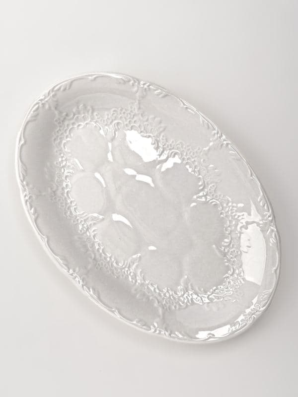 Блюдо сервировочное «Флоренция», 25×17.5×2 см, фарфор, белое — фото 1