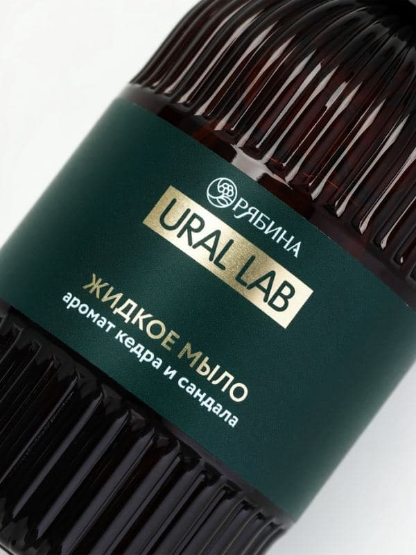 Жидкое мыло для рук, аромат кедра и сандала, 300 мл, URAL LAB — фото 4