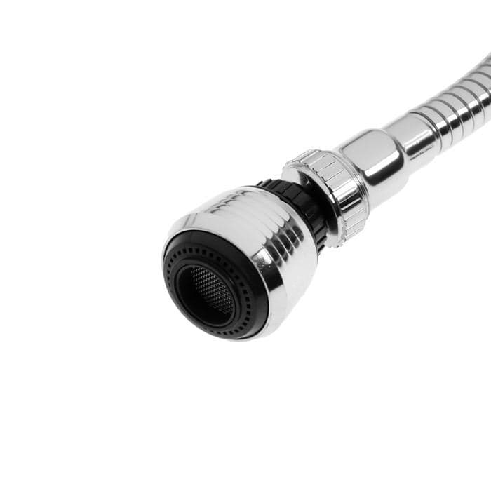 Излив для смесителя ZEIN, 3/4", гибкий, аэратор с регулировкой потока, 2 режима, нерж сталь — фото 5