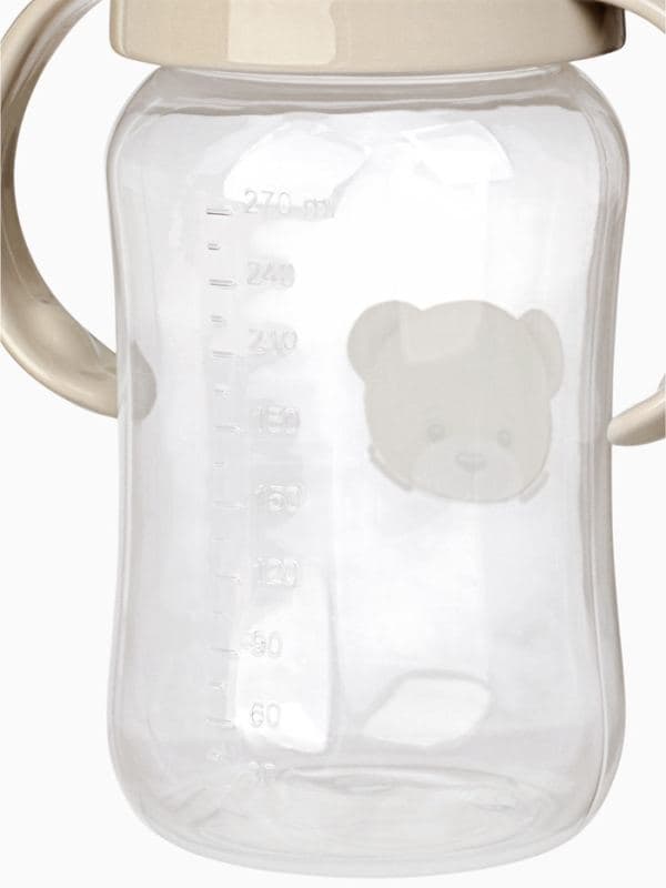 Поильник - непроливайка Baby Bear с силиконовым носиком, 270 мл., бежевый Mum&Baby — фото 2
