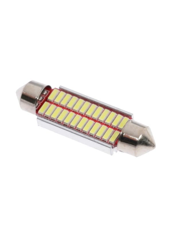 Автомобильная лампа, светодиодная Cartage, C5W, 12 В, 22 SMD, 41 мм, свет белый — фото 2